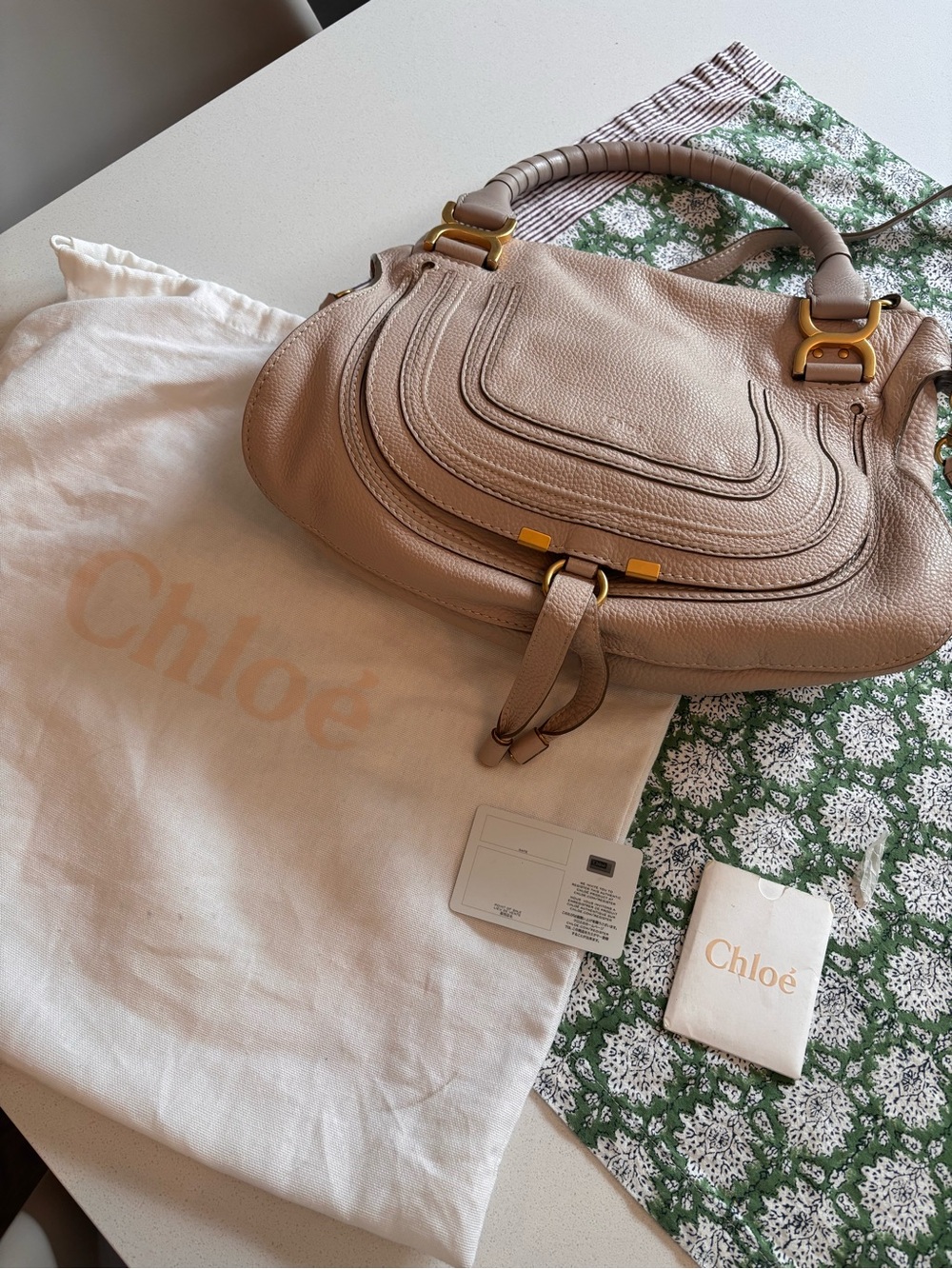 Chloe Marcie crossbody Leather Handbag - Picture 8 of 12